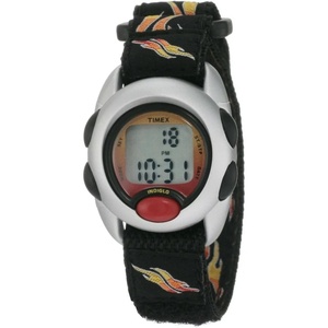 Timex Boys T78751 Time Machines Digital Flames Fast Wrap Velcro Strap Watch
