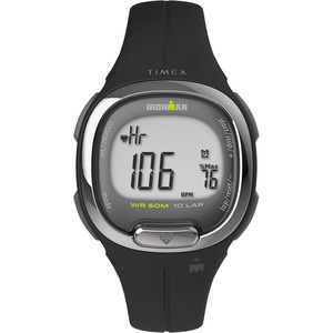 Timex Ironman Triathlon Transit+ Watch with Activity Tracking & Heart Rate 33mm(Black/Digital Gray/Black)