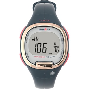 Timex Ironman Triathlon Transit+ Watch with Activity Tracking & Heart Rate 33mm(Blue/Digital Gray/Blue)