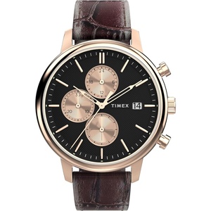 Timex Men’s Chicago Chronograph 45mm Watch(Black)