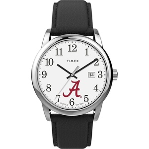 Timex Men’s Collegiate Easy Reader 38mm Watch(Alabama Crimson Tide)