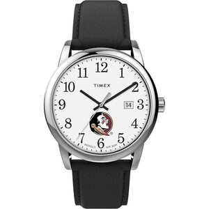 Timex Men’s Collegiate Easy Reader 38mm Watch(Florida State Seminoles)