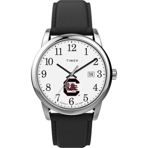 Timex Men’s Collegiate Easy Reader 38mm Watch(South Carolina Fighting Gamecocks)
