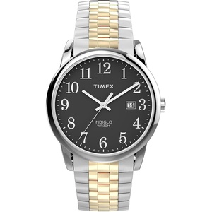 Timex Men’s Easy Reader Watch(Two-Tone/Silver-Tone/Black/38mm)