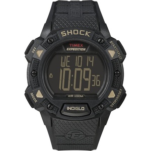 Timex Men’s Expedition Base Shock 45mm Watch(Blackout)
