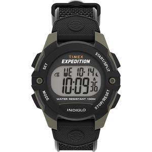 Timex Men’s Expedition Digital CAT5 41mm Watch(Black/Green/Digital)
