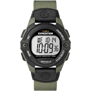 Timex Men’s Expedition Digital CAT5 41mm Watch(Green/Digital/Green)