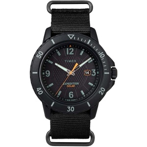 Timex Men’s Expedition Gallatin 45mm Watch(Black/Orange)