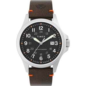 Timex Men’s Expedition North Field Post Solar 41mm Watch(Brown)