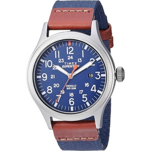 Timex Men’s Expedition Scout 40mm Watch(Blue/Blue/Titanium)