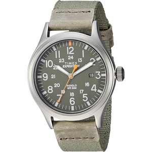 Timex Men’s Expedition Scout 40mm Watch(Green/Green/Titanium)