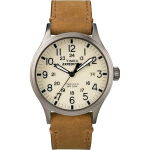 Timex Men’s Expedition Scout 40mm Watch(Tan/Natural/Gray)