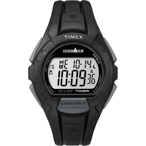 Timex Men’s Ironman Essential 10 Full-Size Watch(Black/Gray)
