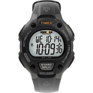 Timex Men’s Ironman Triathlon Classic 30 38mm Watch(Black/Digital Gray/Gray)