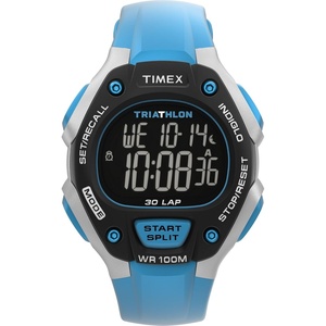 Timex Men’s Ironman Triathlon Classic 30 38mm Watch(Blue/Black/Gray)