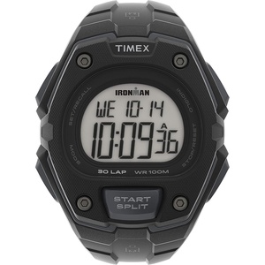 Timex Men’s Ironman Triathlon Classic 30 Oversized 45mm Watch(Black)