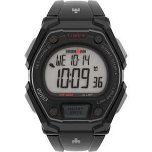 Timex Men’s Ironman Triathlon Classic 43mm Watch(Black/Red)