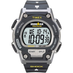 Timex Men’s Ironman Triathlon Endure 30 Shock 42mm Watch(Black/Yellow)