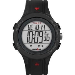 Timex Men’s Ironman Triathlon T200 42mm Watch(Black)