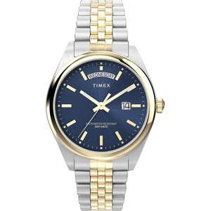 Timex Men’s Legacy 41mm Watch(Two-Tone/Blue/Two-Tone)