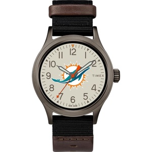 Timex Men’s NFL Clutch Watch(Miami Dolphins)