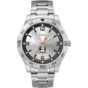Timex Men’s NHL Citation 42mm Watch – Chicago Blackhawks with Stainless Steel Expansion Band(Anaheim Ducks)