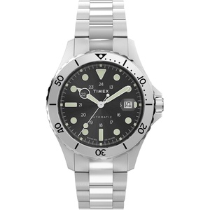 Timex Men’s Navi XL 41mm Watch(Stainless Steel/Stainless Steel/Black)