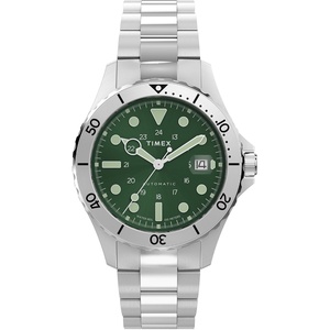 Timex Men’s Navi XL 41mm Watch(Stainless Steel/Stainless Steel/Green)