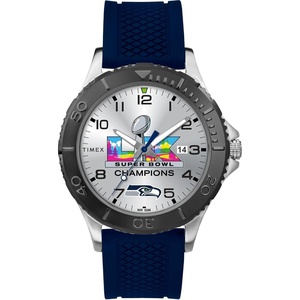 Timex Men’s Super Bowl Champions LX Seattle Seahawks Watch(Blue)