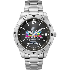 Timex Men’s Super Bowl Champions LX Seattle Seahawks Watch(Stainless Steel)