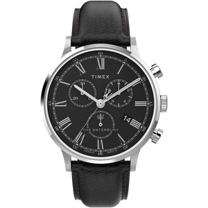 Timex Men’s Waterbury Classic 40mm Watch(Black/Black/Stainless Steel/Chrono)