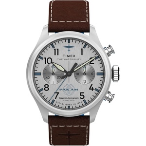 Timex Men’s Waterbury Traditional 41mm Watch(Brown/Stainless Steel/Silver-Tone)