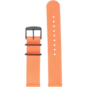 Timex Metropolitan+ 20mm Quick-Release Leather Strap(Orange)