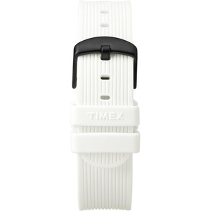 Timex Metropolitan+ 20mm Quick-Release Leather Strap(White)