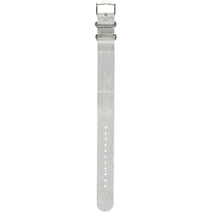 Timex TW7C27400 Weekender 20mm Blush/Graphite Stripe Metallic Fabric Strap(Silver Metallic)