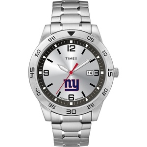 Timex Tribute Men’s Citation 42mm Quartz Watch with Stainless Steel Strap(New York Giants)