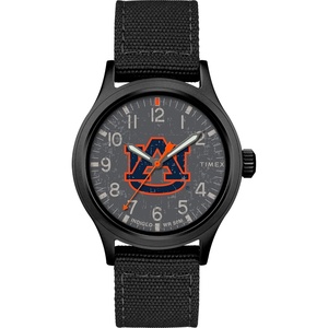 Timex Tribute Men’s Collegiate Scout 40mm Quartz Fabric Strap(Auburn Tigers)
