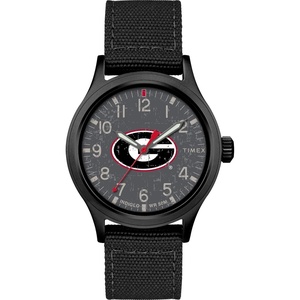 Timex Tribute Men’s Collegiate Scout 40mm Quartz Fabric Strap(Georgia Bulldogs)