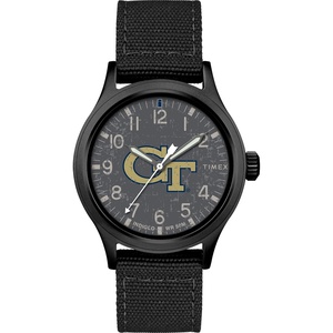 Timex Tribute Men’s Collegiate Scout 40mm Quartz Fabric Strap(Georgia Tech Yellow Jackets)