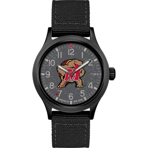 Timex Tribute Men’s Collegiate Scout 40mm Quartz Fabric Strap(Maryland Terrapins)