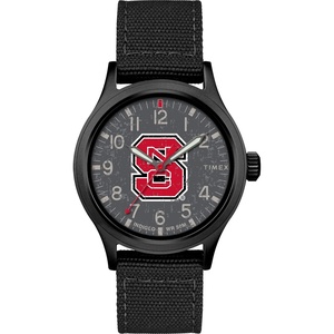 Timex Tribute Men’s Collegiate Scout 40mm Quartz Fabric Strap(North Carolina State Wolfpack)