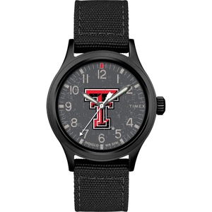Timex Tribute Men’s Collegiate Scout 40mm Quartz Fabric Strap(Texas Tech Red Raiders)