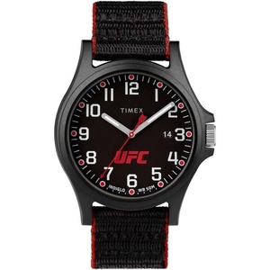 Timex UFC Men’s Apex 40mm Watch(Black/Black/Black/Red)