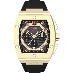 Timex UFC Men’s Beast 51mm Watch(Black/Black/Gold-Tone)