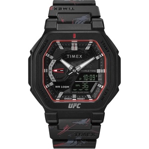 Timex UFC Men’s Colossus 45mm Watch(Black/Black/Black)