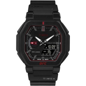 Timex UFC Men’s Colossus 45mm Watch(Black/Red)