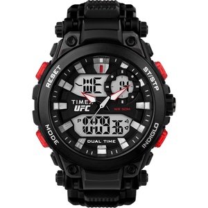 Timex UFC Men’s Impact 50mm Watch(Black/Black/Black)