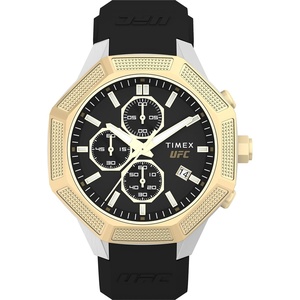 Timex UFC Men’s King 45mm Watch(Black/Black/Silver-Tone)