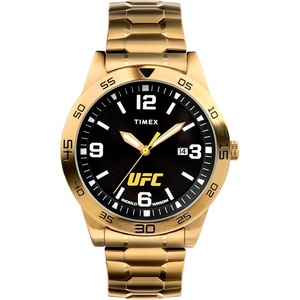 Timex UFC Men’s Legend 42mm Watch(Gold-Tone/Black/Gold-Tone)