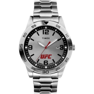Timex UFC Men’s Legend 42mm Watch(Silver-Tone/Silver-Tone/Silver-Tone)